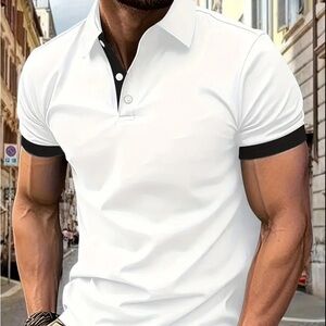 XXL White Golf/Polo Shirt